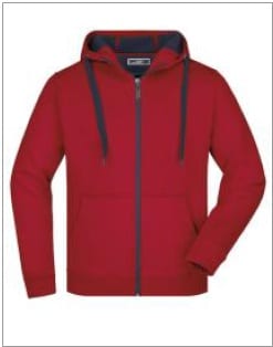 Men's Doubleface Hood Jacket — 2026 IAVC catalogue photograph